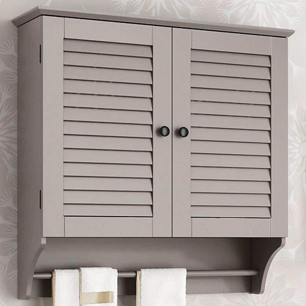 RiverRidge Home Ellsworth 2-Door Wall Cabinet in Taupe, , large