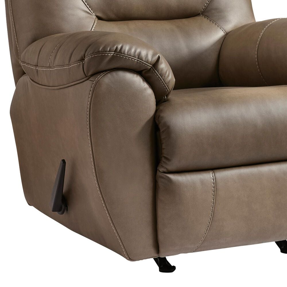 Ashley Elksworth Manual Rocker Recliner in Biscotti, , large