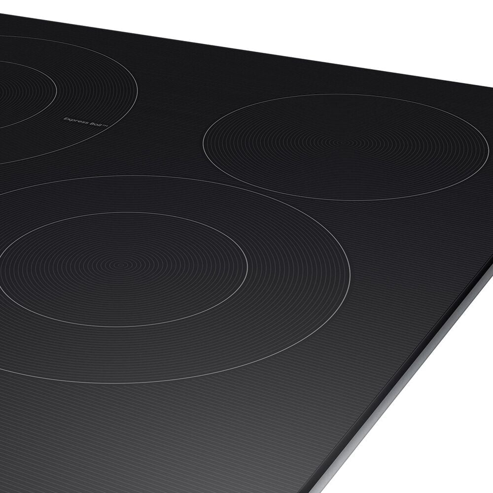 Samsung 36&quot; Electric Cooktop with Illuminated Knobs in Black, , large