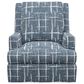Lexington Furniture Eastwood Swivel Chair in Blue, White and Tan, , large