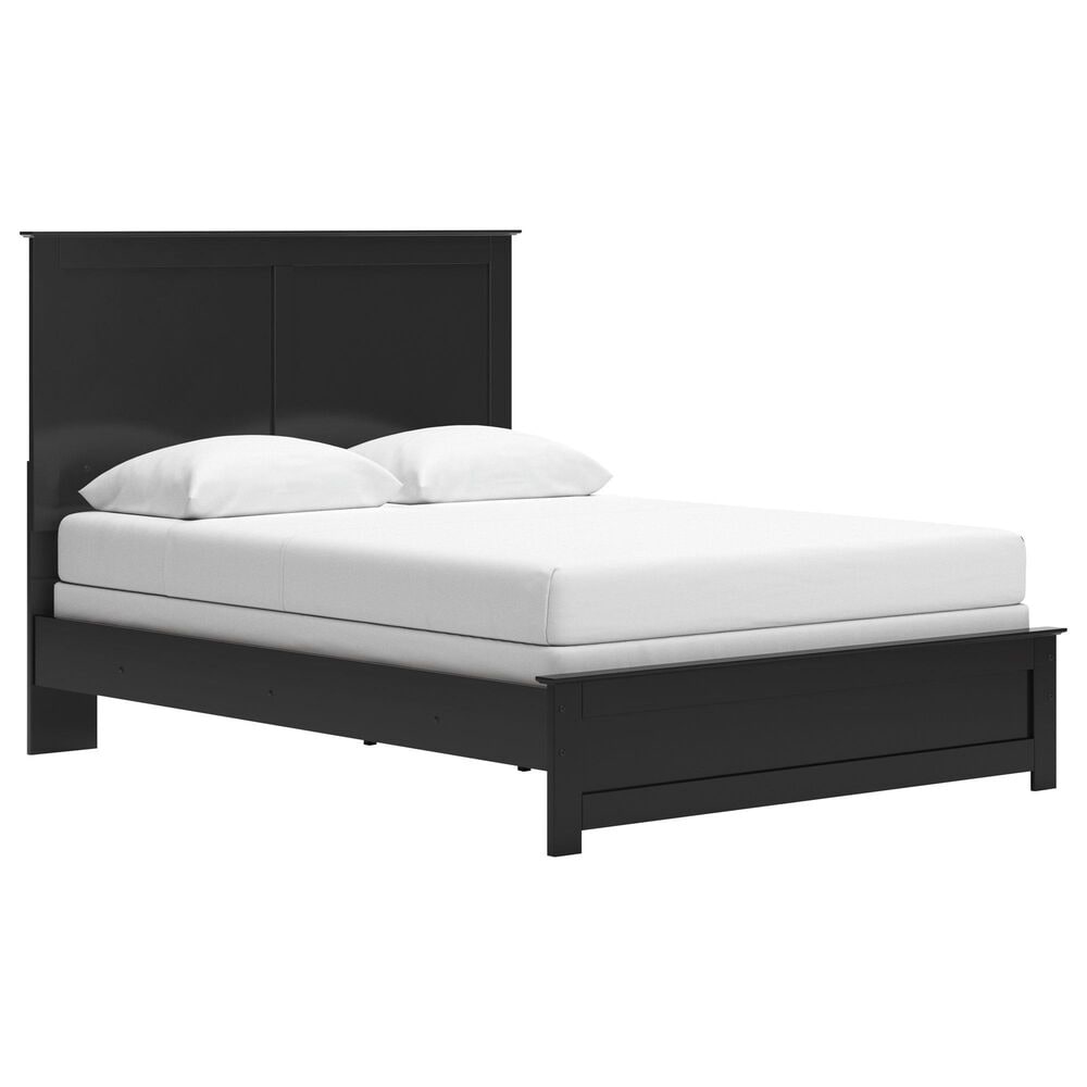 Ashley Maribel Queen Panel Bed in Black, , large