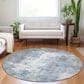 Dalyn Rug Company Ravenna RN1 8" Round Blue Area Rug, , large