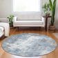 Dalyn Rug Company Ravenna RN1 8" Round Blue Area Rug, , large