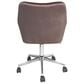 Impressions Vanity Sadie Swivel Vanity Chair with Pink Cushion in Silver Chrome, , large