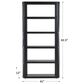 Hooker Furniture Eden 5-Shelf Bookcase in Black, , large