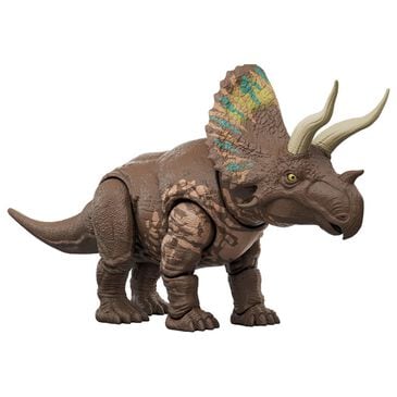 Jurassic World Rebirth Gigantic Thrashers Eotriceratops Dinosaur Action Figure in Multicolor, , large