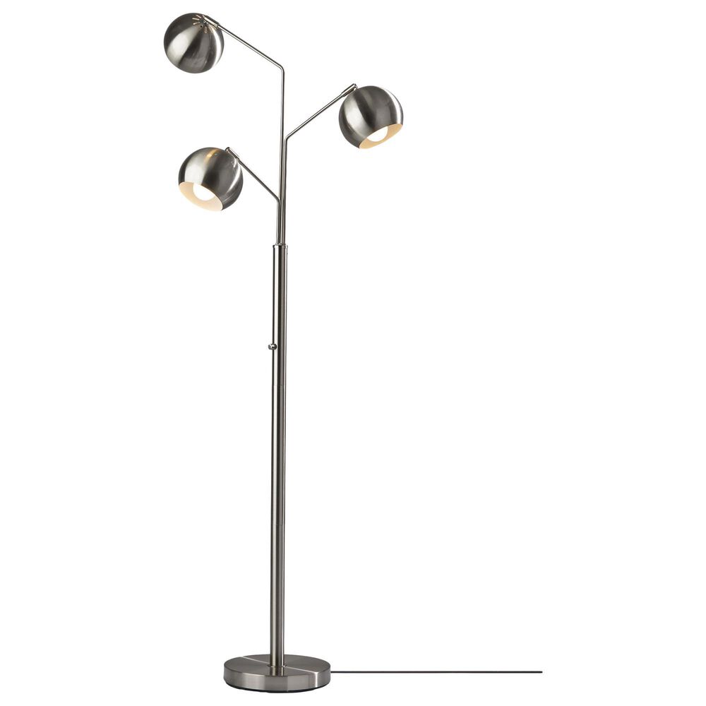 37B Emerson Tree Floor Lamp in Brushed Steel, , large