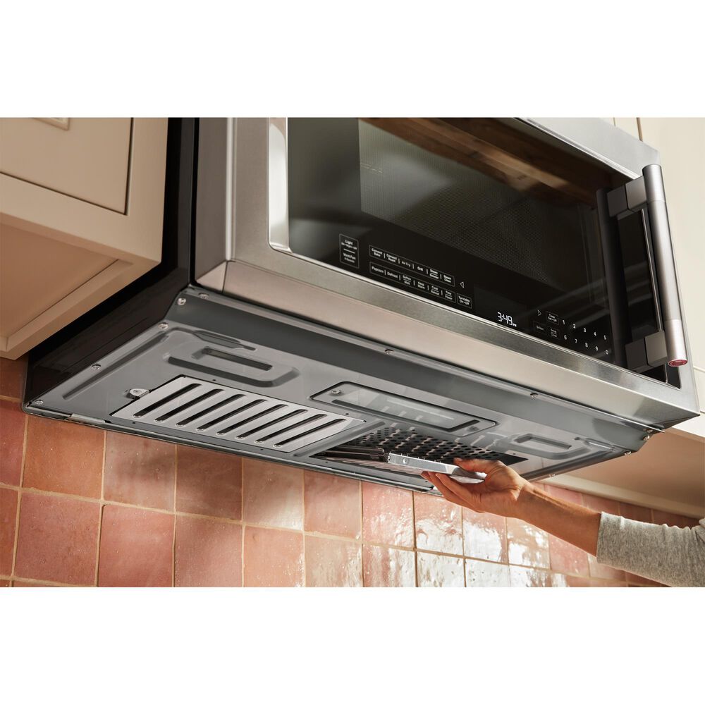 KitchenAid 1.9 Cu. Ft. Over-the-Range Convection Microwave with Air Fry Mode in Stainless Steel, , large