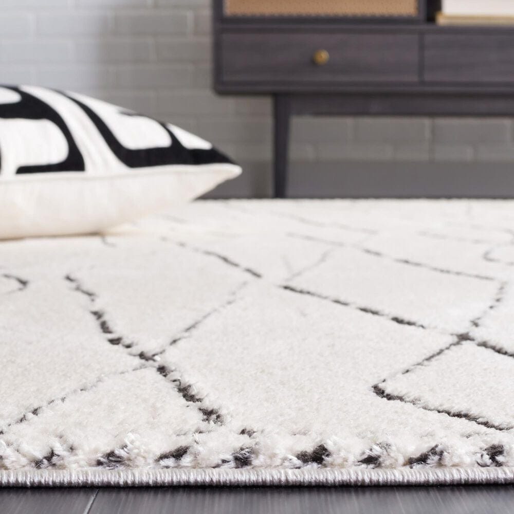Safavieh Melody MEL112B 8&#39; x 10&#39; Ivory and Black Area Rug, , large
