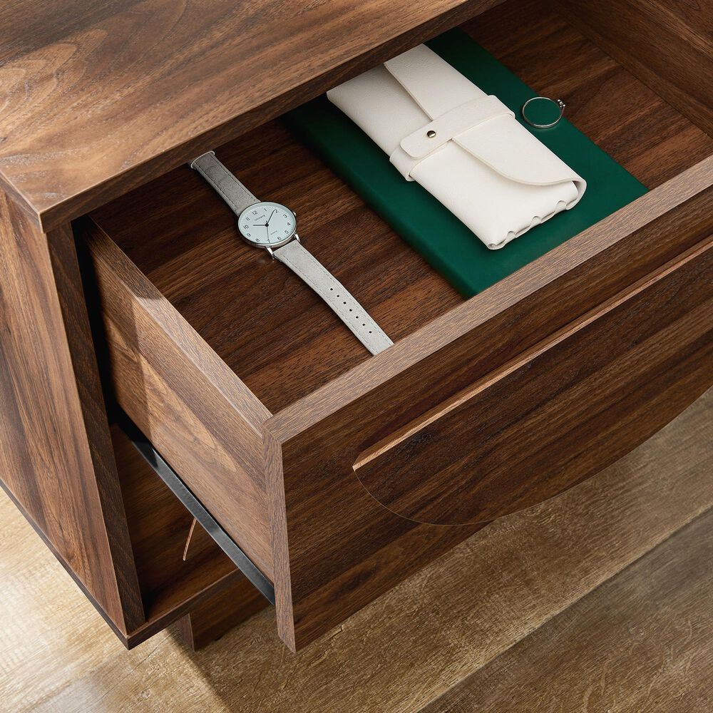 Modway Bulwark 2 Drawer Nightstand in Walnut, , large