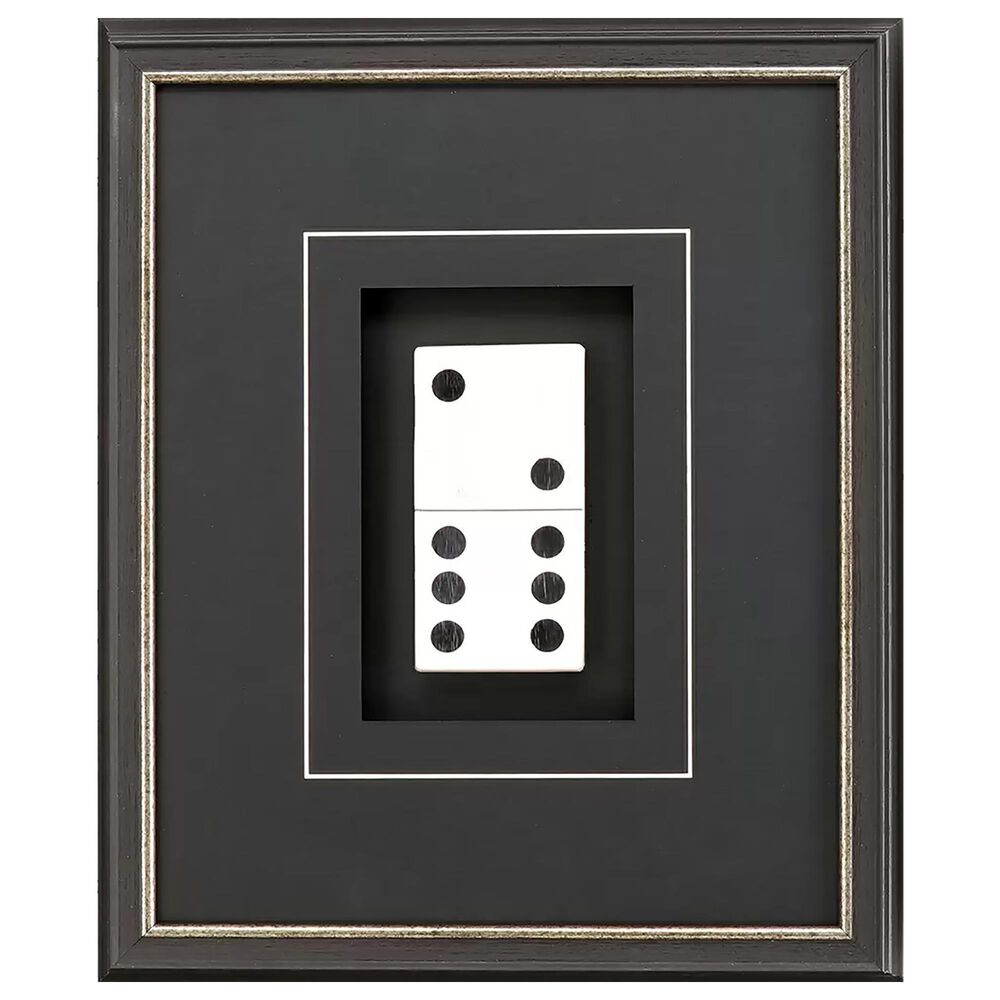 Paragon Dominoes 18&quot; x 15&quot; Wall Art in Black &#40;Set of 4&#41;, , large