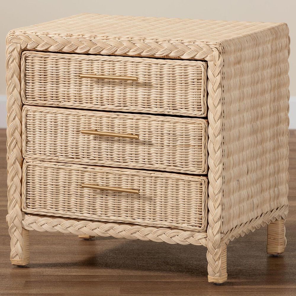 Baxton Studio Lanica 3-Drawer Nightstand in Sun Bleached, , large