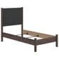 Ashley Pamytta Twin Upholstered Panel Bed in Rich Brown, , large