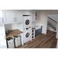 Whirlpool 3.1 Cu. Ft. Front Load Washer and 6.7 Cu. Ft. Electric Dryer Stack Laundry in White, , large