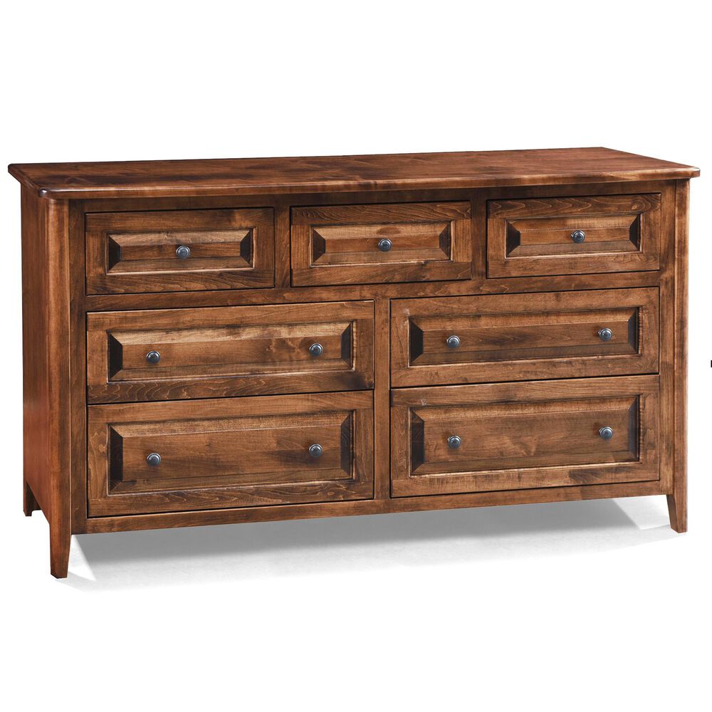 Archbold Furniture Company Carson 7-Drawer Dresser in Maple Bark, , large