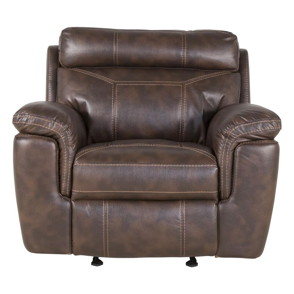 Oxford Furniture Manual Glider Recliner in Aire Tobacco, , large