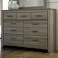 Ashley Zelen 7 Drawer Dresser in Warm Gray, , large