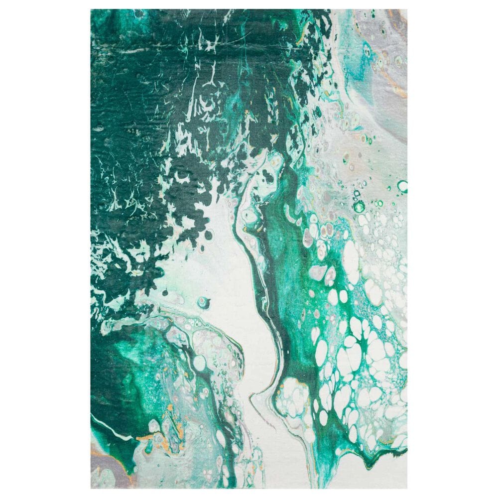 Dalyn Rug Company Kikiamo 2"3" x 7"6" Emerald Runner, , large