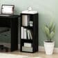 HOMLUX 3-Tier Open Shelf Bookcase in Blackwood, , large