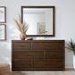 Riva Ridge Modern Loft Landscape Mirror in Brownstone, , large