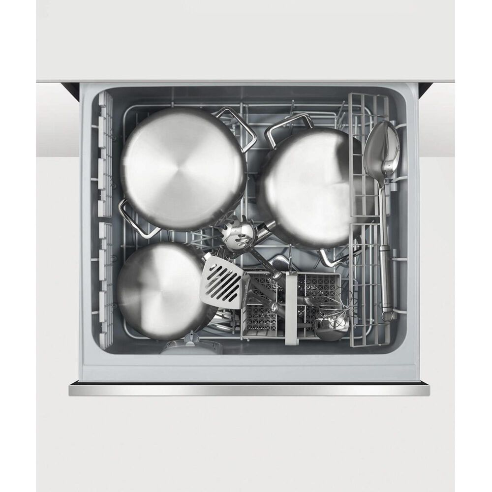 Fisher and Paykel 24&quot; Built-In Single Drawer Dishwasher in Black, , large