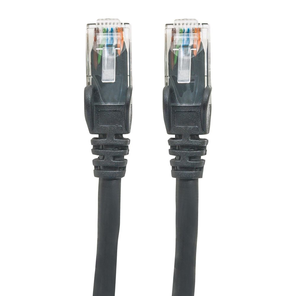 Intellinet 7" Network Cable, Cat6, UTP in Black, , large