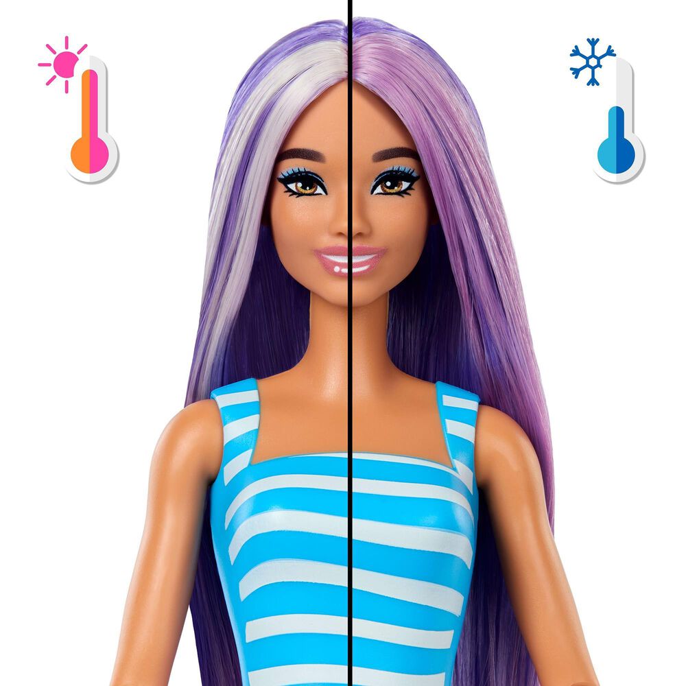 Barbie Pop Reveal Sea Slushy Series Doll in Purple, , large