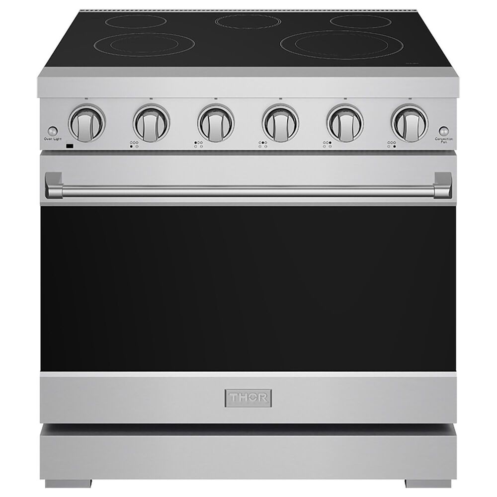 Thor Kitchen Gordon Ramsay Series 36" Professional Electric Range in Stainless Steel, , large