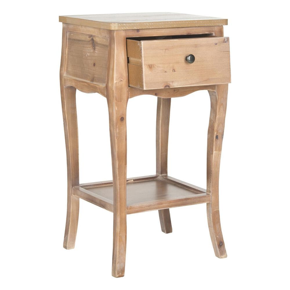 Safavieh Thelma End Table With Storage Drawer  in Red Maple, , large