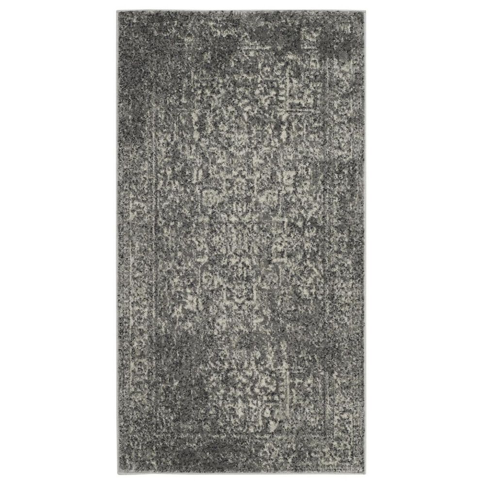 Safavieh Evoke EVK256D 2&#39;2&quot; x 5&#39; Grey and Ivory Runner, , large