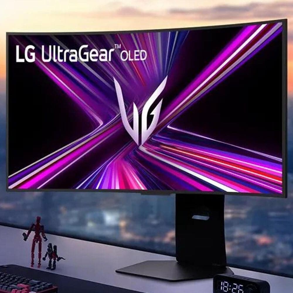 LG 39&quot; UltraGear WQHD OLED Curved Gaming Monitor in Black, , large