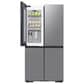 Samsung Bespoke 22.5 Cu. Ft. Bespoke 4-Door Flex French Door Refrigerator with Beverage Zone in Stainless Steel, , large