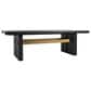 Classic Home Larson 96" Dining Table in Black - Table Only, , large