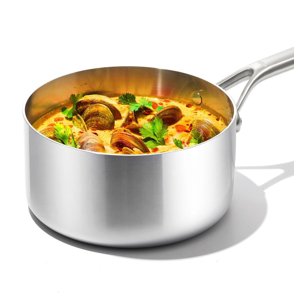 Green Pan Mira 4-Piece Saucepan Set in Stainless Steel, , large