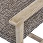 Hearth and Haven Hampton Outdoor Wicker Loveseat with Wooden Frame in Grey, , large