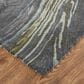 Feizy Amira 3"6" x 5"6" Blue and Green Area Rug, , large
