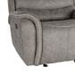 New Heritage Design Kamari Manual Glider Recliner in Gray, , large