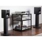 Kanto 22" Fillable Speaker Floor Stands in Matte Black (Set of 2), , large