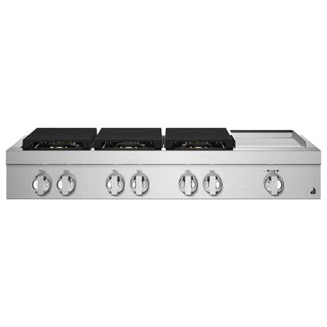 JennAir Noir 48" Gas Pro Rangetop in Stainless Steel, , large
