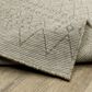 Oriental Weavers Tortuga TR04A 1"10" x 7"6" Beige and Black Runner, , large