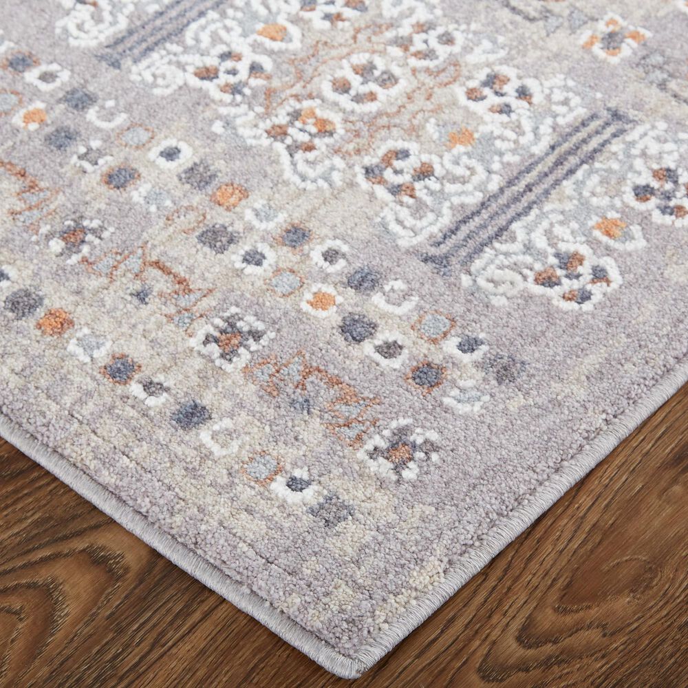 Feizy Francisco 5&#39; x 8&#39; Rust and Gray Area Rug, , large