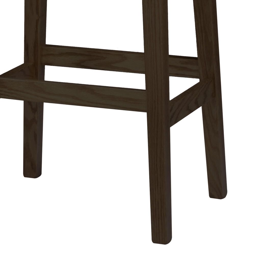 Fleming Furniture Co. Kady Stationary Stool with Wood Seat in Mineral, , large