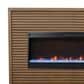 Legends Furniture Stardust Fireplace Mantel in Bourbon, , large