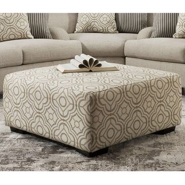 Moore Furniture Cambria Cocktail Ottoman in Natural, , large
