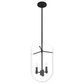 Hunter Sacha 3-Light Cloche Pendant in Natural Iron, , large