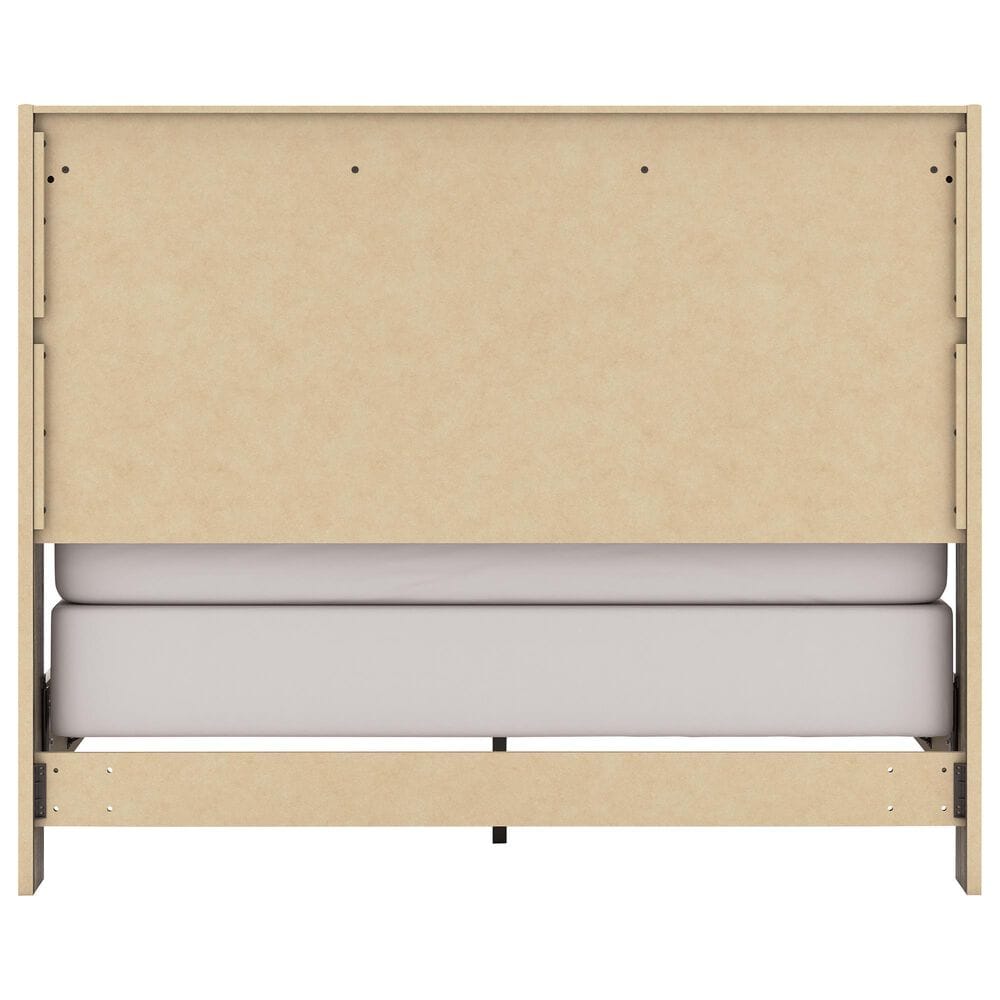 Ashley Elbrim 4-Piece Queen Bedroom Set in Brown with LED and USB Ports, , large