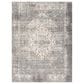 Surya Presidential PDT-2311 7"9" x 10"3" Charcoal, Ivory, Blue and Orange Area Rug, , large