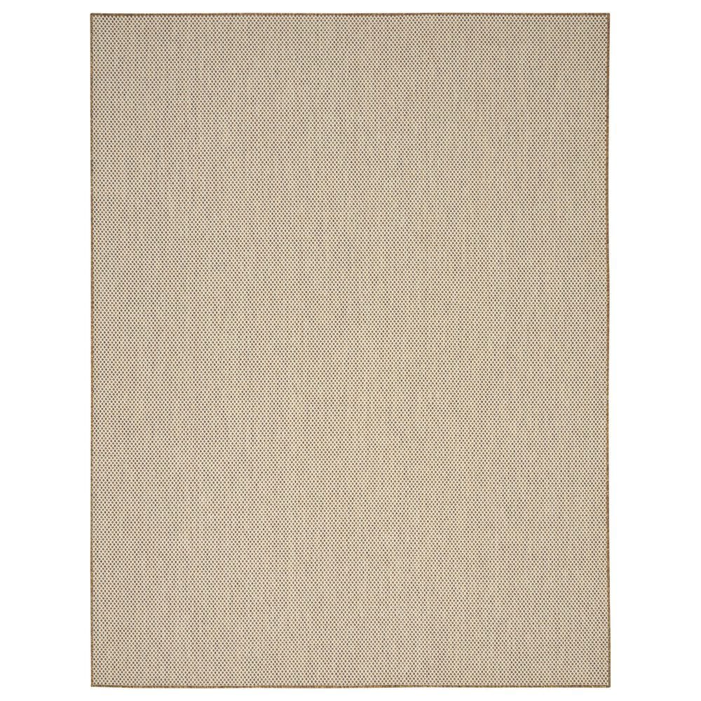 Nourison Courtyard Jute and Ivory 8" x 10" Indoor/Outdoor Area Rug, , large