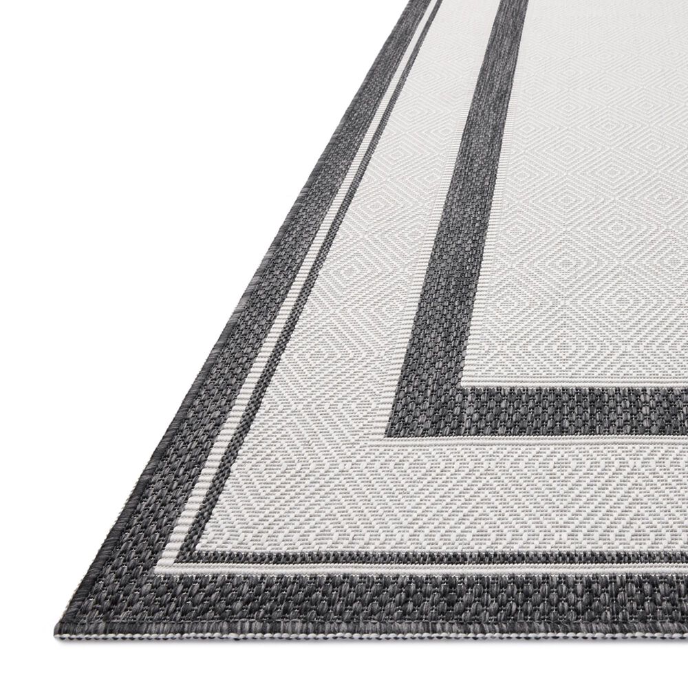 Loloi Easton Onyx and Ivory 4&#39; x 6&#39; Indoor/Outdoor Area Rug, , large
