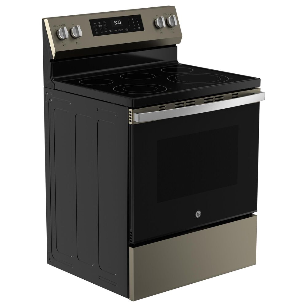 GE Appliances 30&quot; Freestanding Electric Range with Convection in Fingerprint Resistant Slate, , large